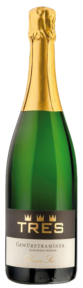 Ruppertsberger Tres Gewürztraminer Sekt halbtrocken Hofstück Pfalz Ruppertsberger Tres Gewürztraminer Sekt halbtrocken Hofstück Pfalz