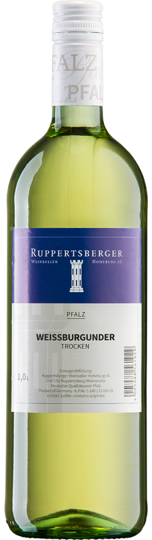 Ruppertsberger Weißburgunder trocken QbA Pfalz 1,0 l