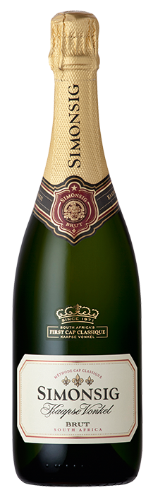 Simonsig Kaapse Vonkel Sekt Brut Stellenbosch Südafrika Simonsig Kaapse Vonkel Sekt Brut Stellenbosch Südafrika