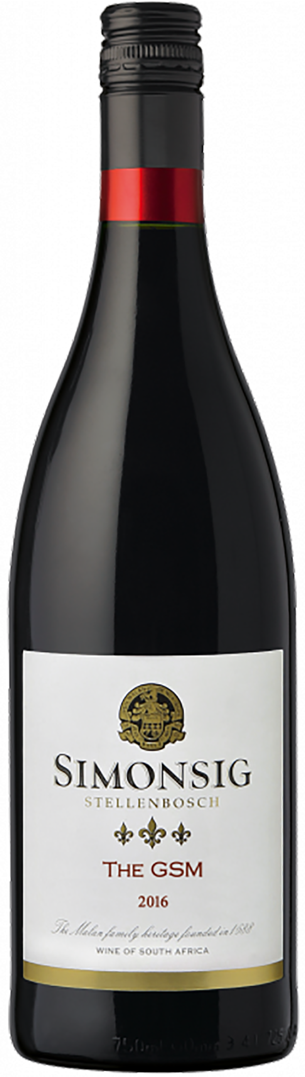 Simonsig The GSM Rotwein Stellenbosch Südafrika Simonsig The GSM Rotwein Stellenbosch Südafrika