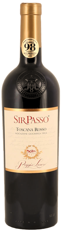 Poggio Lauro Sir Passo Rosso Toscana IGT 2023 Italien