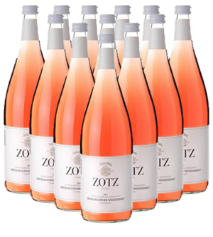 Zotz Spätburgunder Rosé trocken 12er Angebot Baden 1,0 l